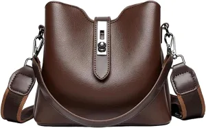 2025 Three Straps Bucket Bag for Women, Fashion Versatile Crossbody Bag, Adjustable Wider Shoulder Strap