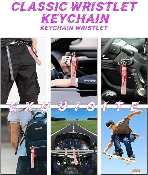 AllStyle By Patel Compatible Wristlet Strap for Key, Classic Hand Wrist Keychain Lanyard Key Chain Holder for Men and Women