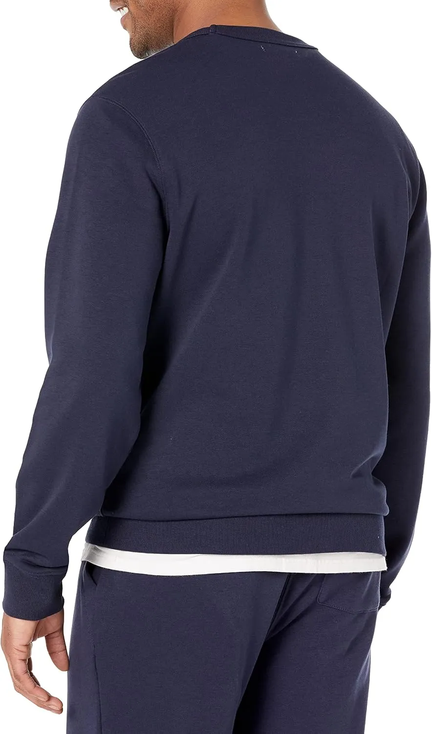 Amazon Essentials Men's Crewneck Sweatshirt, Lightweight Long-Sleeve French Terry (Available in Big & Tall)