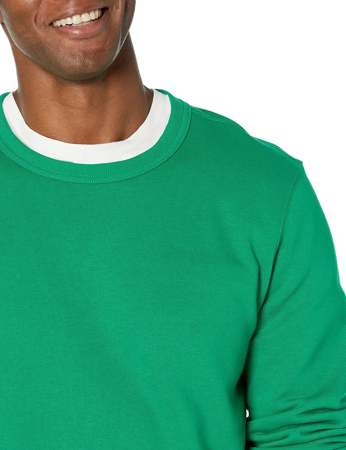 Amazon Essentials Men's Crewneck Sweatshirt, Lightweight Long-Sleeve French Terry (Available in Big & Tall)
