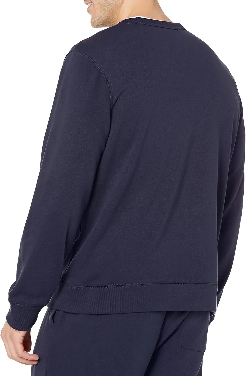Amazon Essentials Men's Crewneck Sweatshirt, Lightweight Long-Sleeve French Terry (Available in Big & Tall)