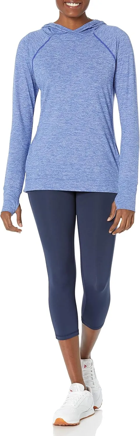 Amazon Essentials Women's Brushed Tech Stretch Popover Hoodie (Available in Plus Size)