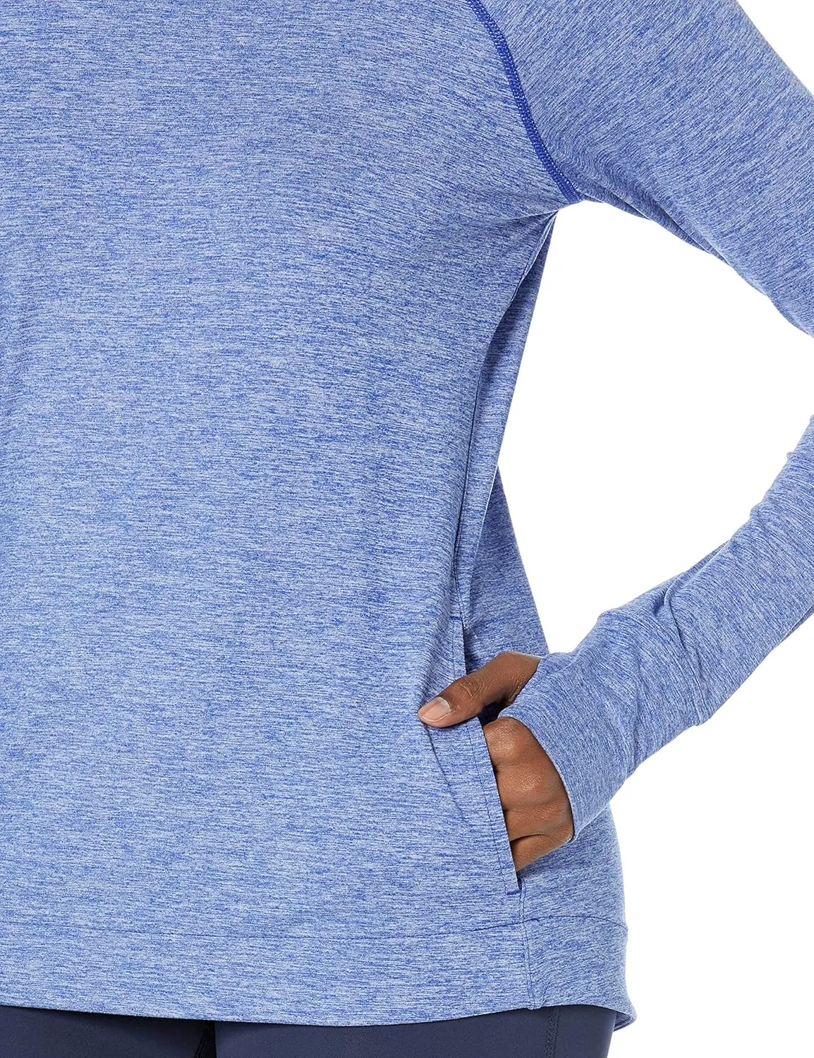 Amazon Essentials Women's Brushed Tech Stretch Popover Hoodie (Available in Plus Size)