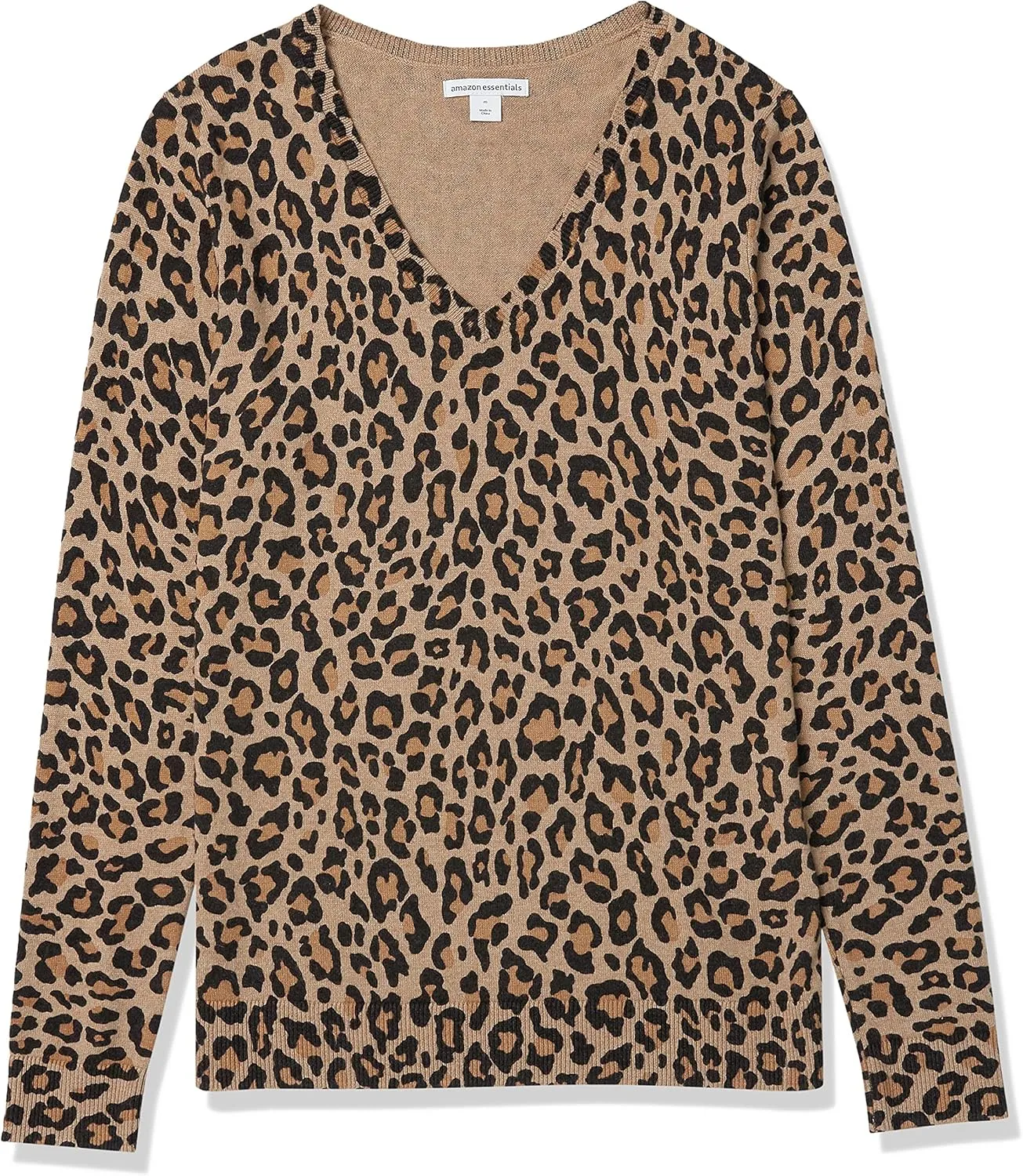 Amazon Essentials Women's Classic-Fit Lightweight Long-Sleeve V-Neck Sweater (Available in Plus Size)