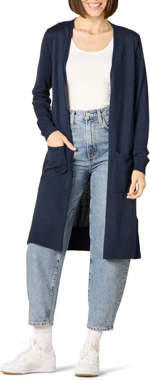 Amazon Essentials Women's Lightweight Longer Length Cardigan Sweater (Available in Plus Size)