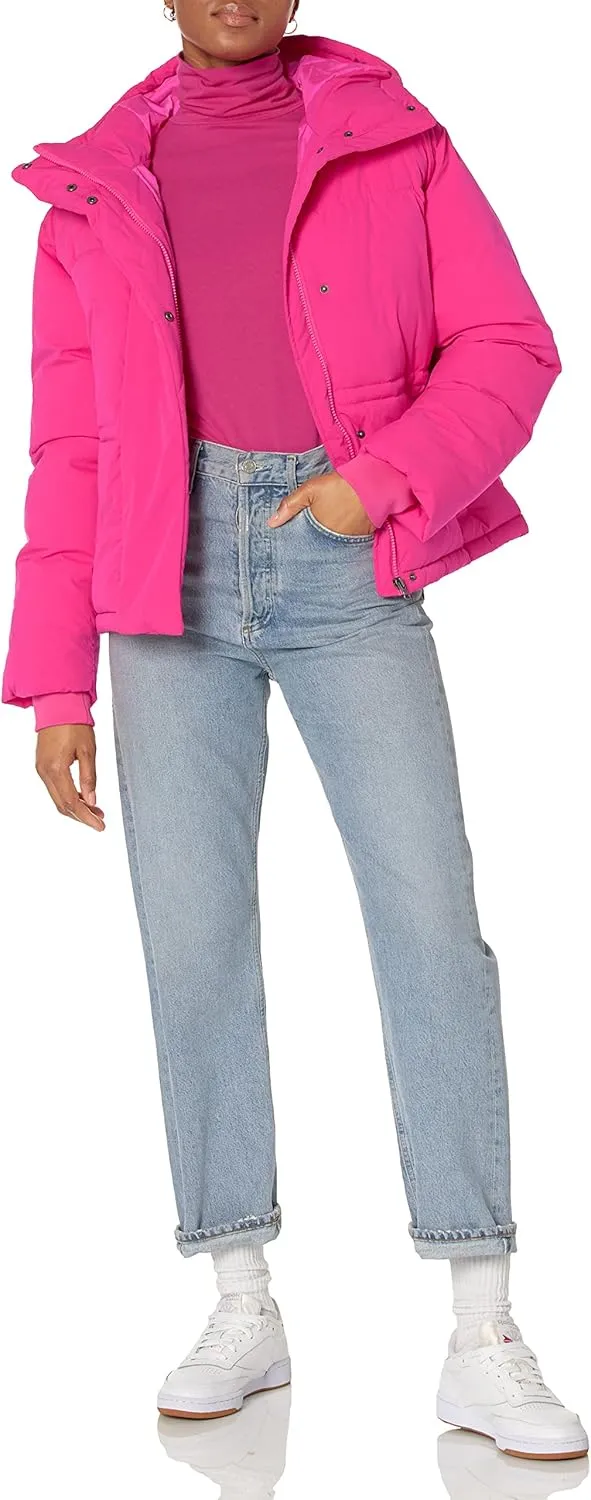 Amazon Essentials Women's Short Waisted Puffer Jacket (Available in Plus Size)