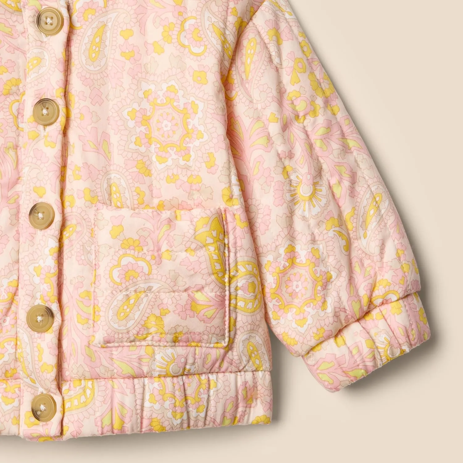 Amazon Essentials x Sofia Grainge Toddlers and Baby Girls' Quilted Jacket