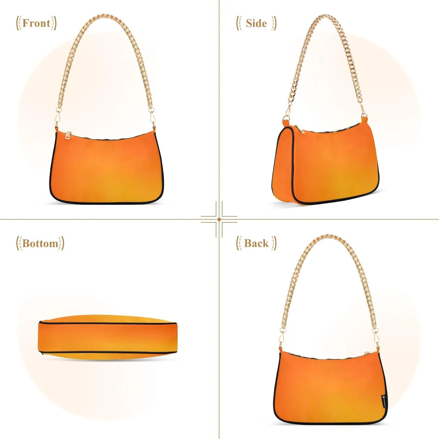 Blue Pink White Stripe Small Women's Purse, Small Handbags for Women Trendy