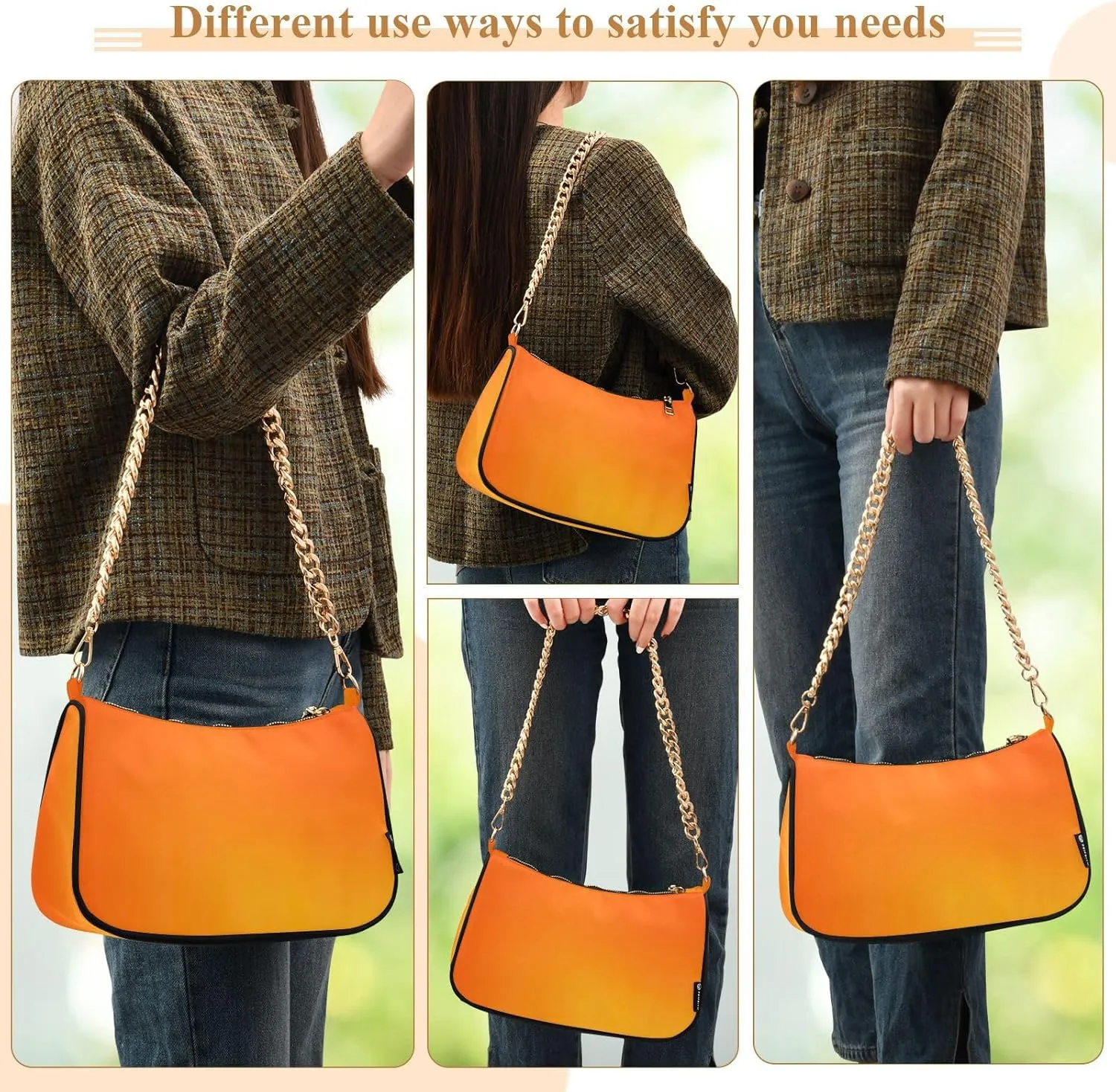 Blue Pink White Stripe Small Women's Purse, Small Handbags for Women Trendy