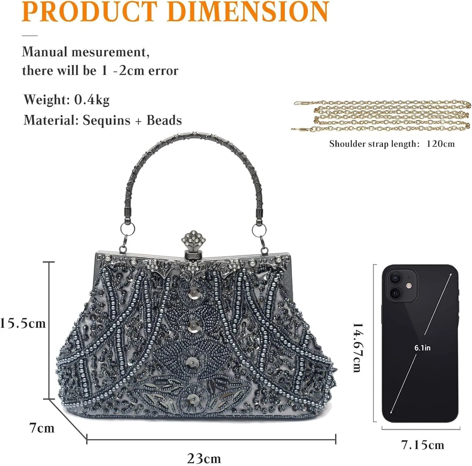 Bridal Wedding Purse Exquisite Handmade Embroidery Shoulder Vintage Beaded Evening for Women Handbag