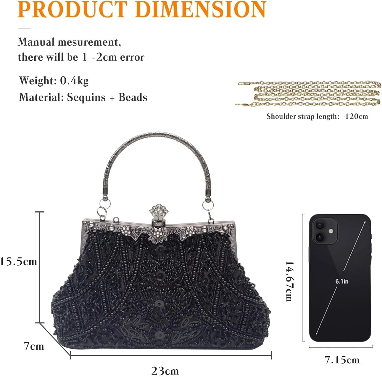 Bridal Wedding Purse Exquisite Handmade Embroidery Shoulder Vintage Beaded Evening for Women Handbag