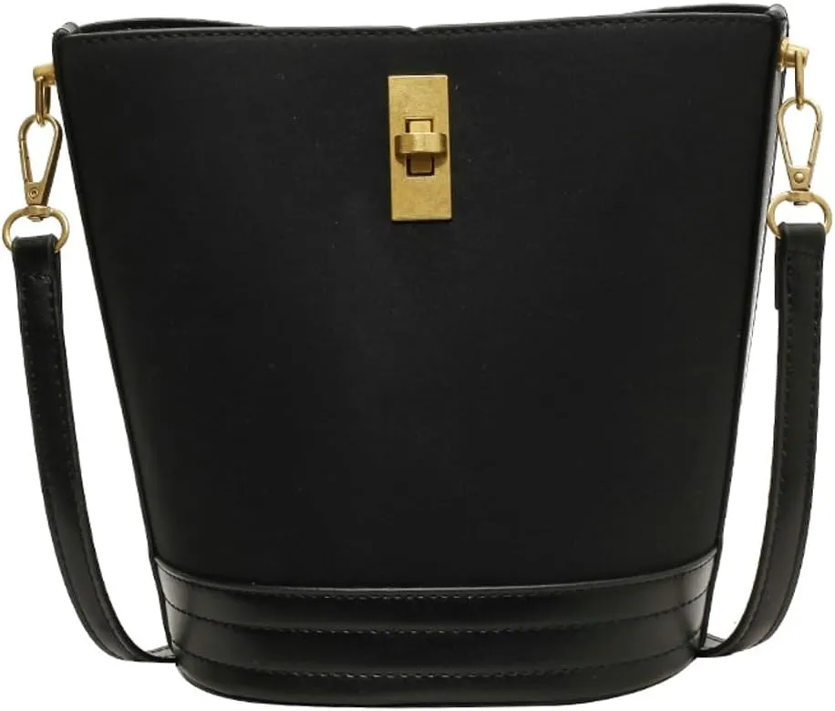 Bucket Bag Crossbody Handbag for Women Fashionable and Versatile Purses Small Tote Work Shoulder Handle Bag