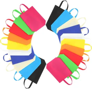 Cabilock Reusable Non Woven Grocery Tote Bags Capacity Shopping Bags with Handles Versatile for Parties and