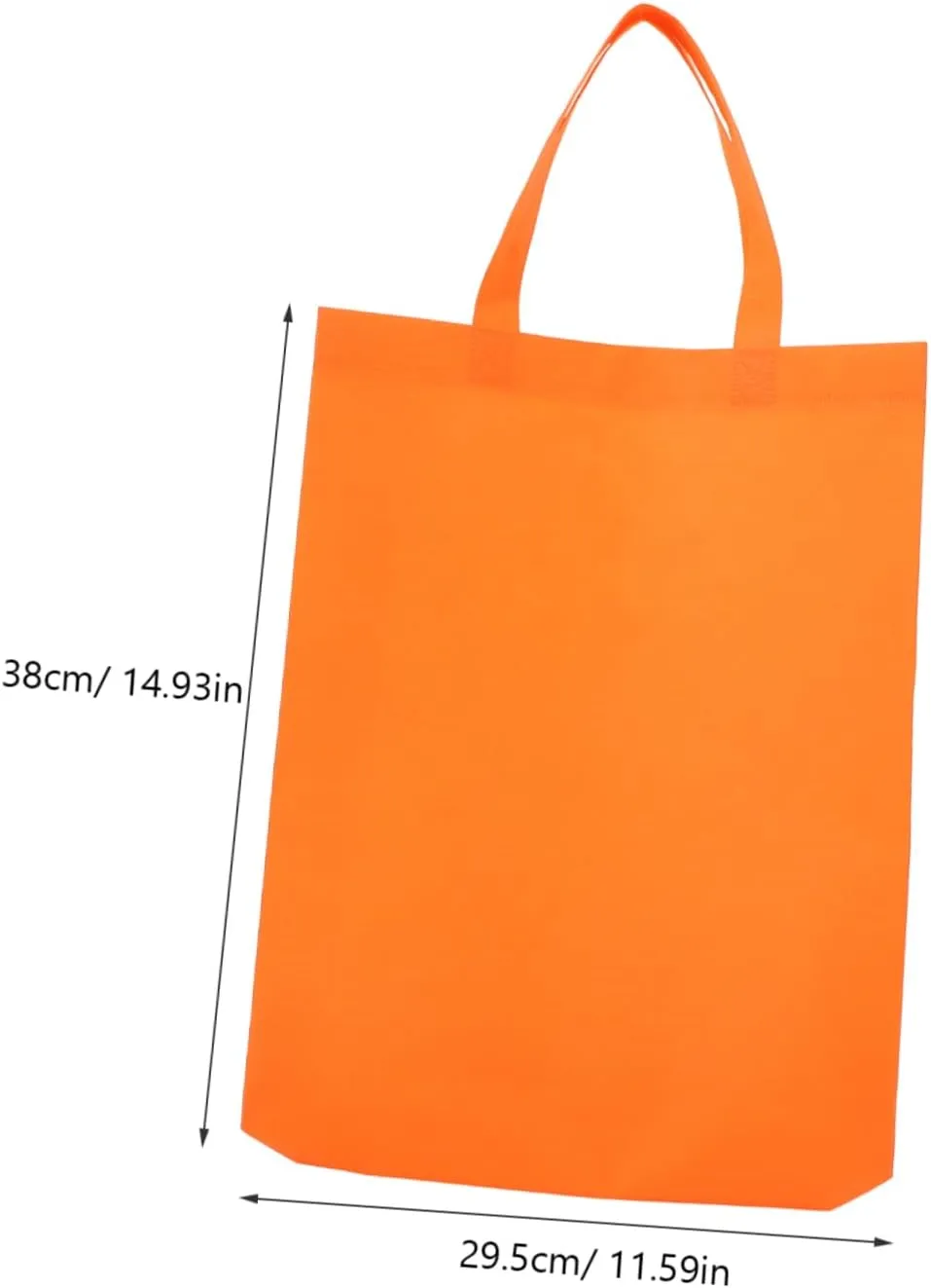 Cabilock Reusable Non Woven Grocery Tote Bags Capacity Shopping Bags with Handles Versatile for Parties and