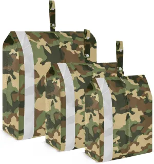 Camouflage Packing Cubes Set of 3, Lightweight Travel Luggage Organizers Foldable Bags for Easy Packing and Organization