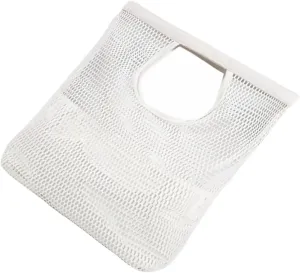 Capacity Mesh Beach Tote Bag Storage Bag for Shopping Travel Easy to Clean Stylish Design for Various