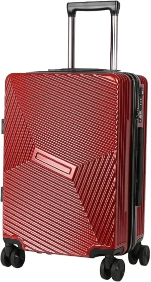 Carry-on Suitcase Luggage Portable Luggage with Spinner Wheels Carry On Luggage Drop-Resistant Locking Suitcase Carry-on Suitcases Carry On Luggages,Yellow-20 in (20 in)