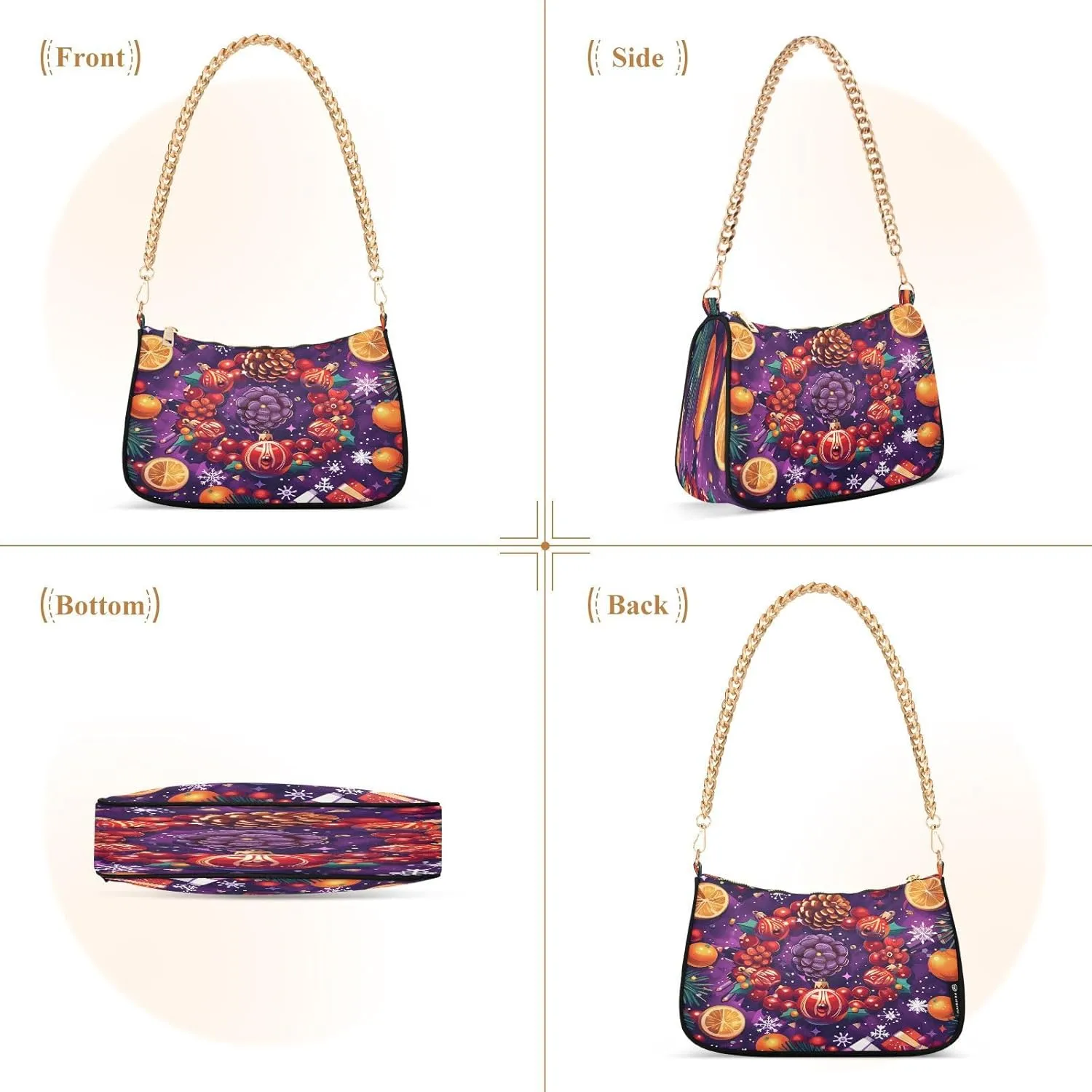 Cartoon Fire Trucks Mini Clutch Purses for Women, Trendy Handbags