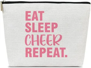 Cheer Makeup Bag, Cosmetic Cheerleading Bags For Cheerleaders, Team Party Favors, Travel Pouch For Teen Girls Women, Teammates Accessories