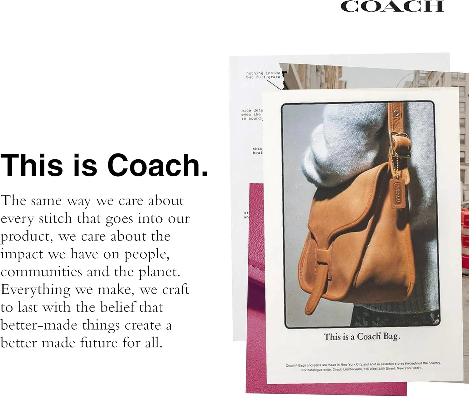 Coach Color-Block Leather Willow Tote 24