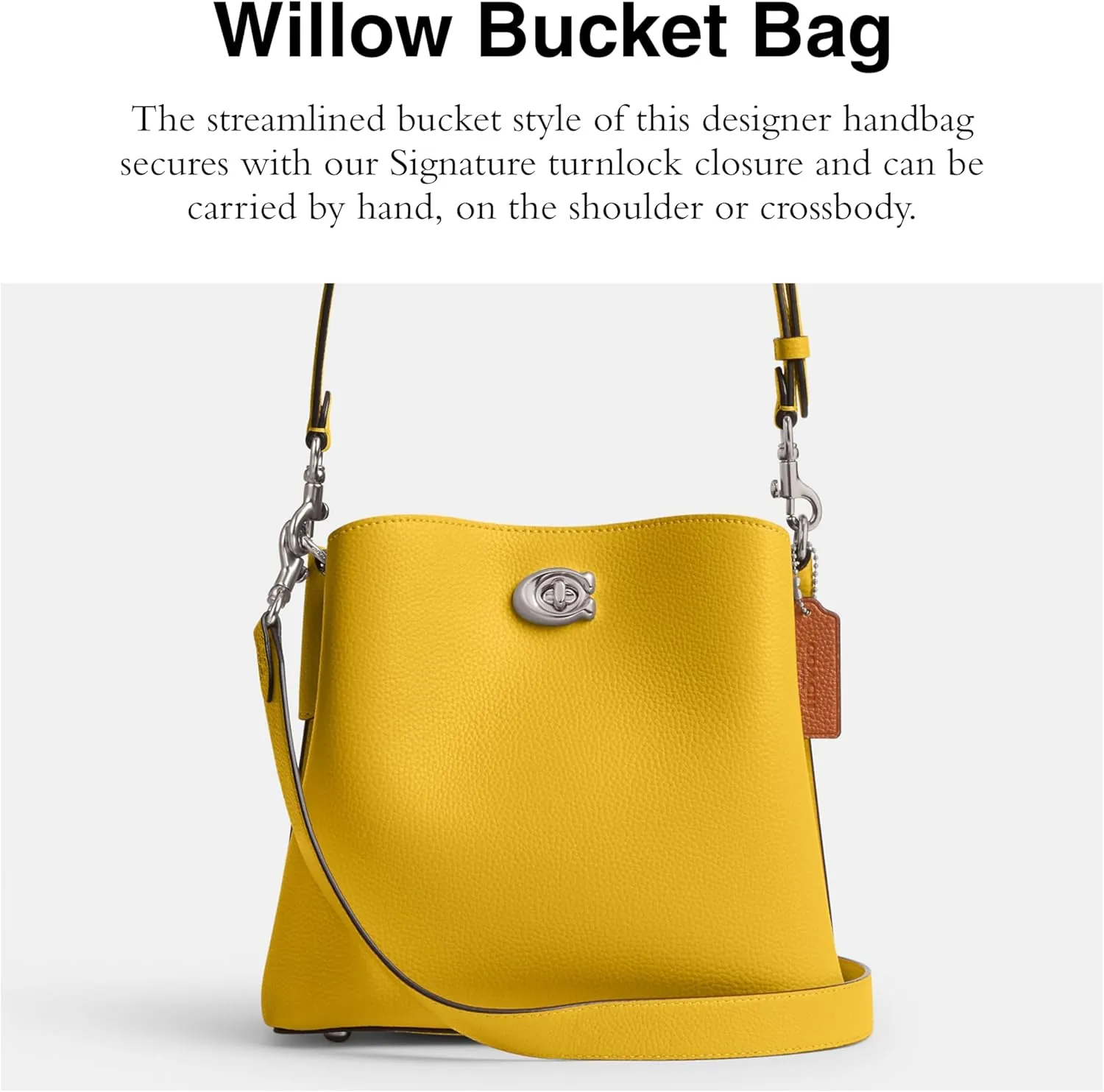 Coach Willow Bucket, Canary
