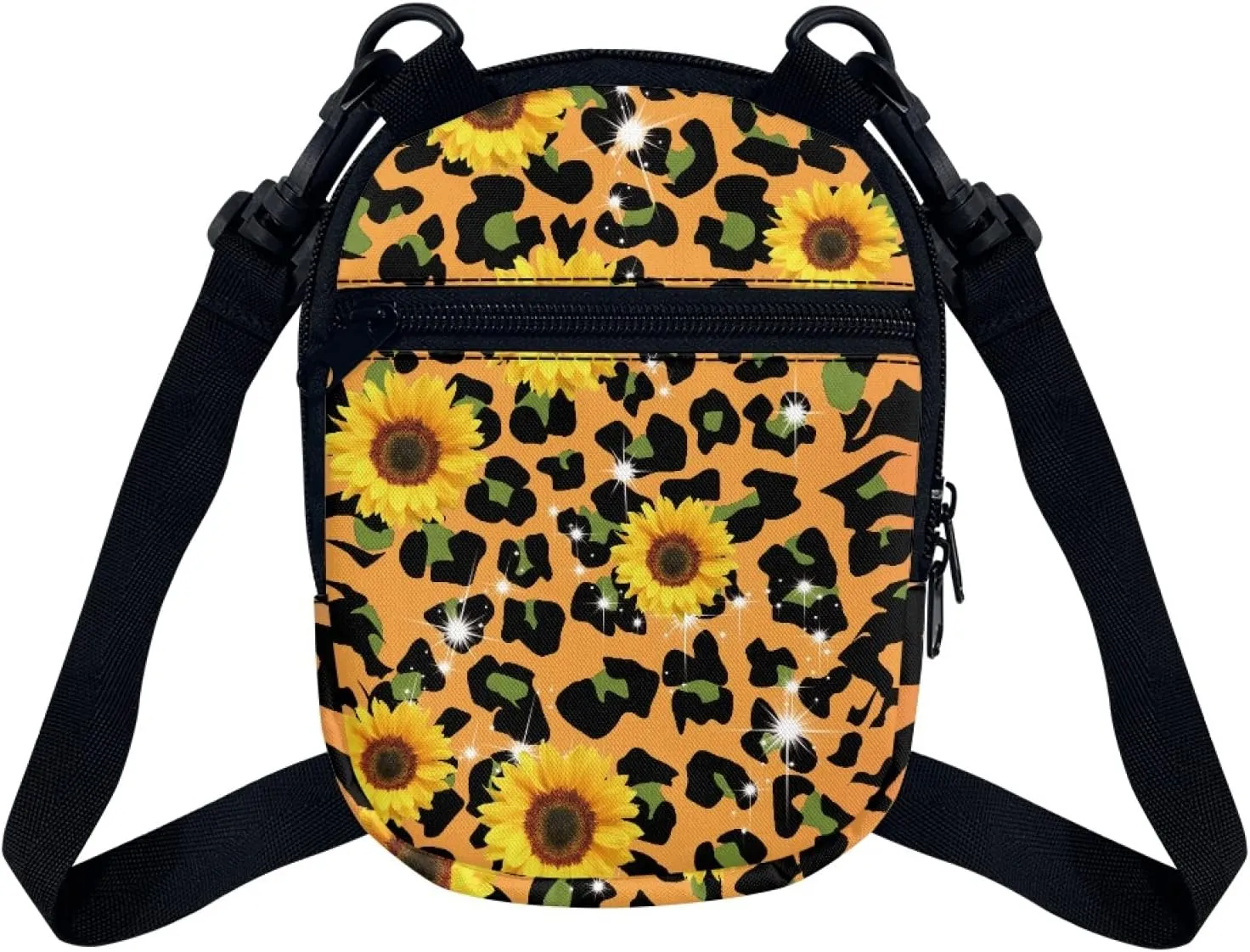 Coldinair Trendy Print Mini Crossbody Bag for Men Women Teens