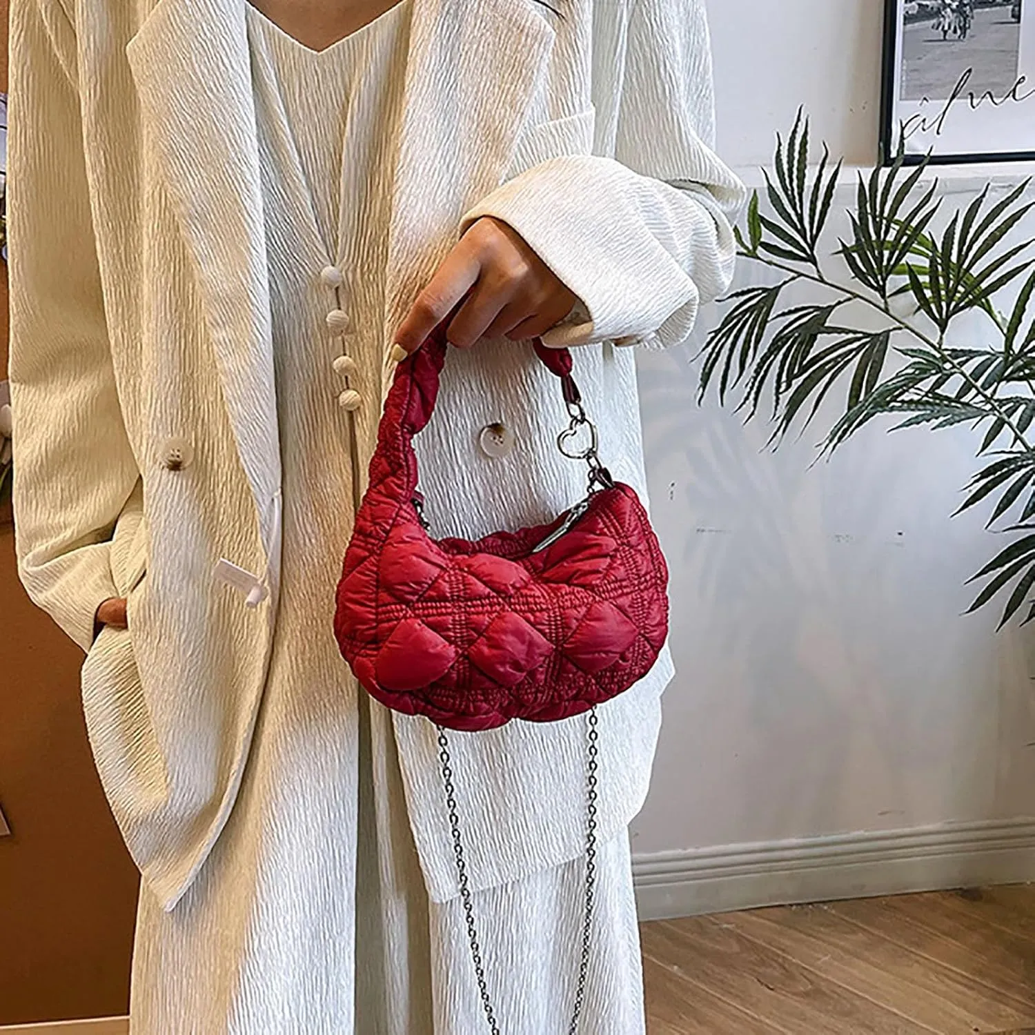 Crossbody Bags for Women Cloud Handbag Summer Chain Versatile Shoulder Bag Crossbody Bag Female