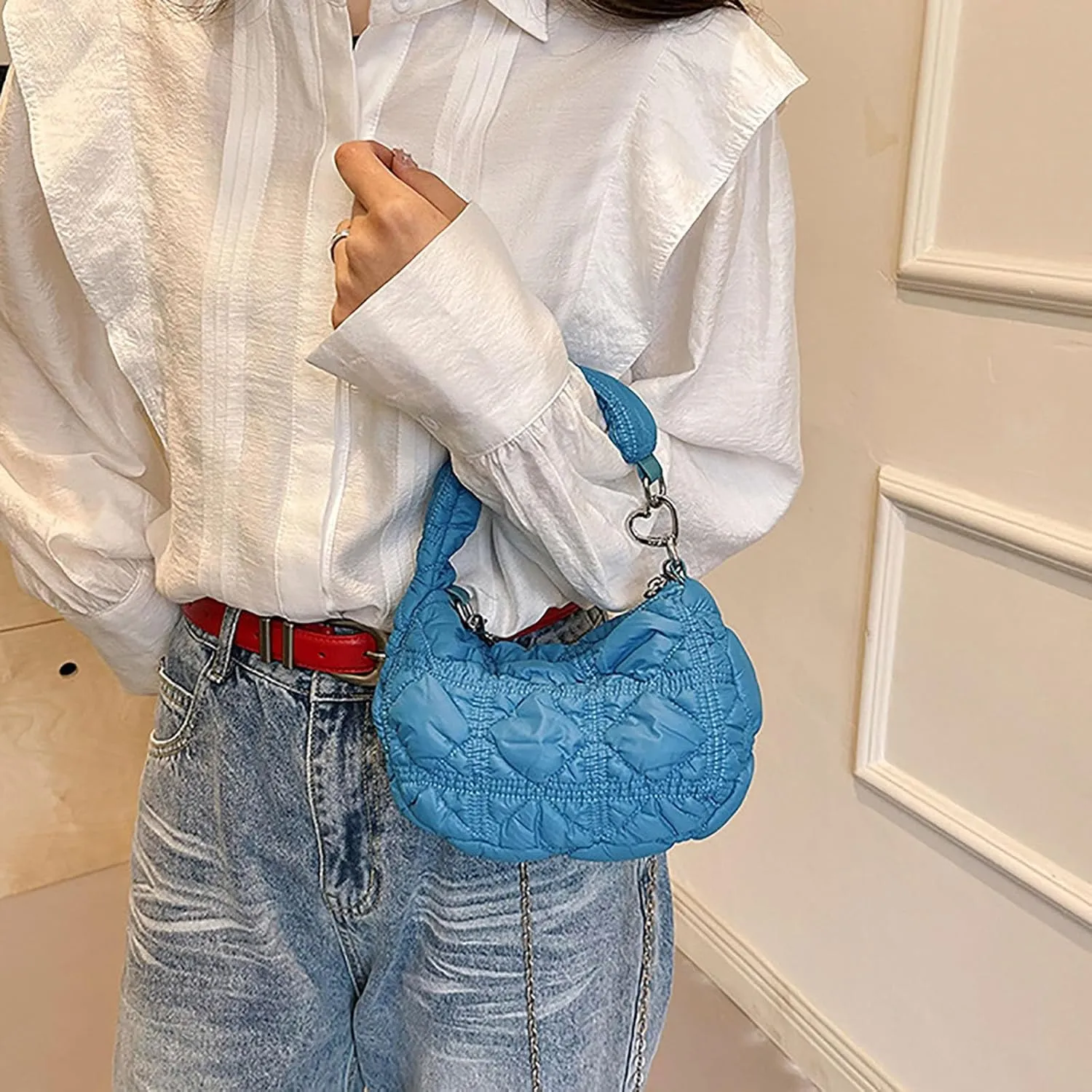 Crossbody Bags for Women Cloud Handbag Summer Chain Versatile Shoulder Bag Crossbody Bag Female