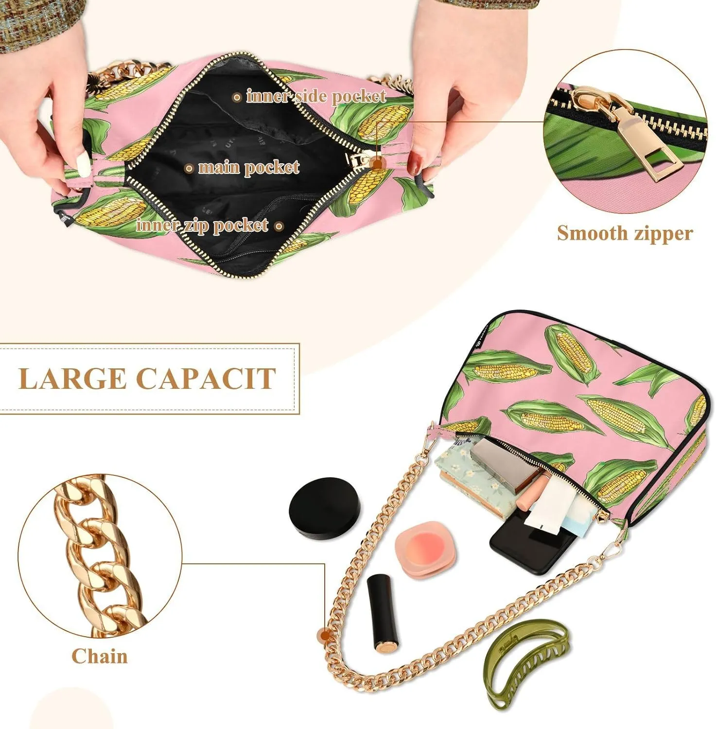 Cute Australian Animals Mini Handbag, Trendy Purses for Women
