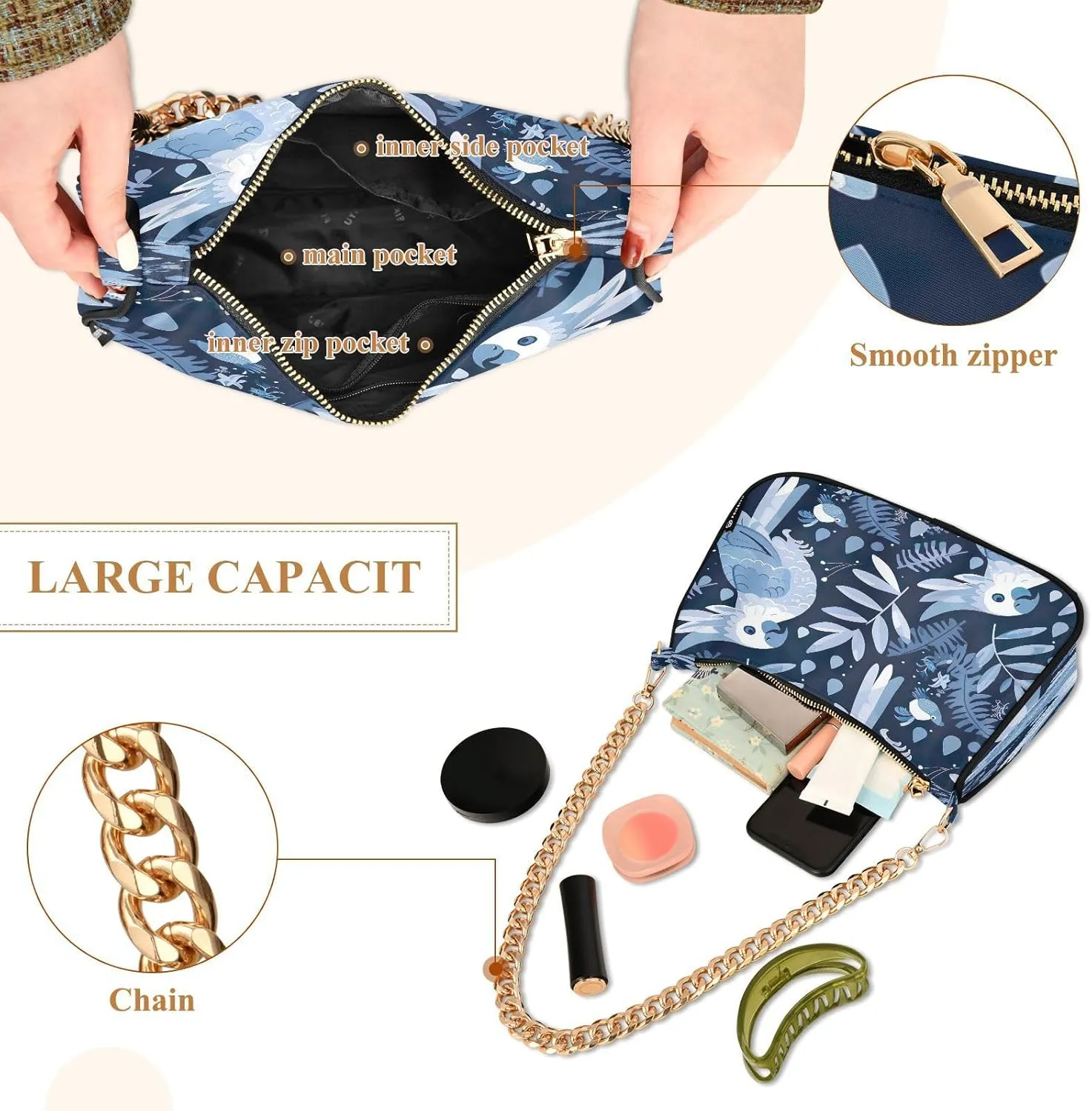 Cute Australian Animals Mini Handbag, Trendy Purses for Women