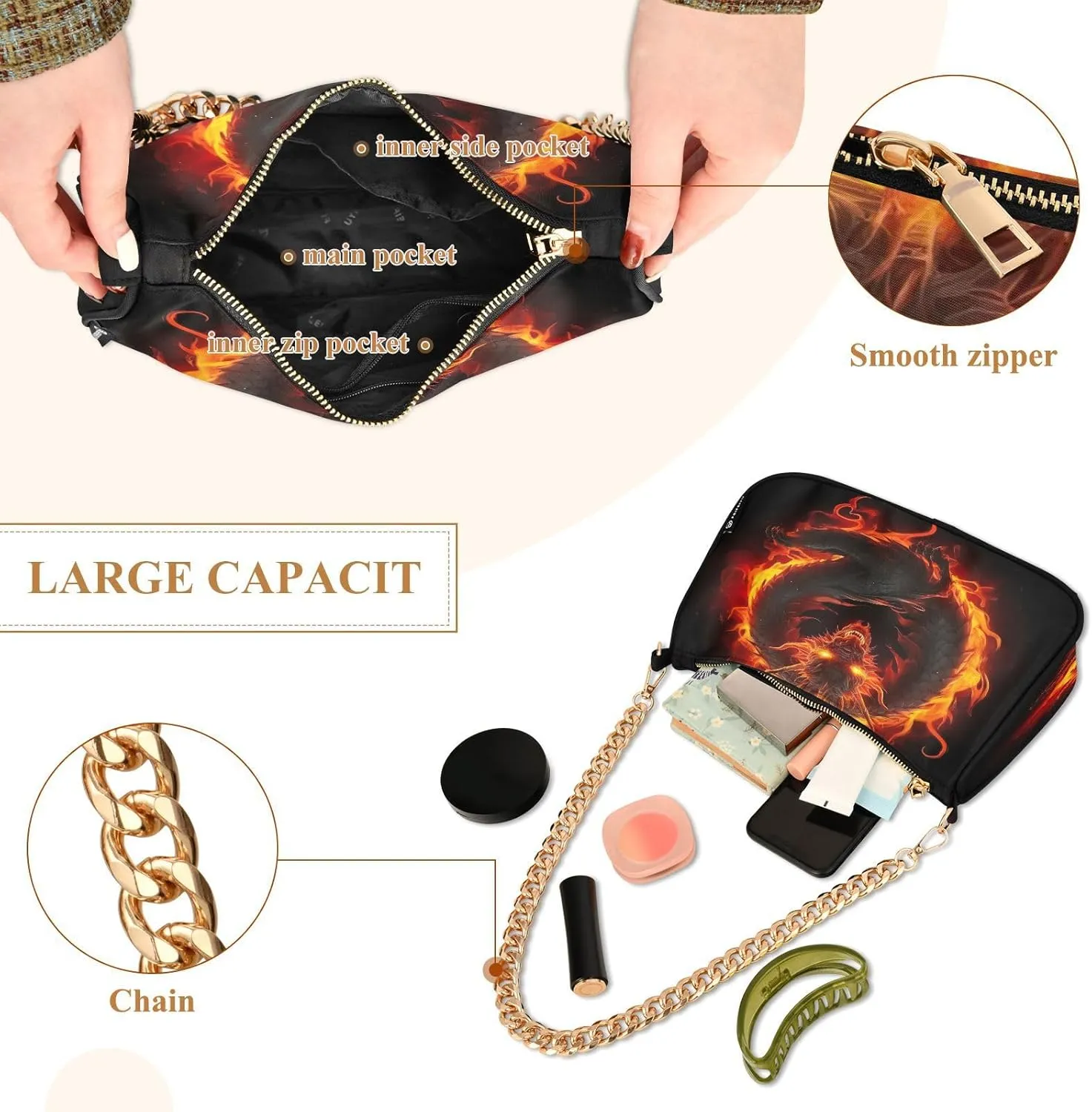 Cute Cartoon Unicorn Galaxy Space Mini Shoulder Purse, Shoulder Bag for Women Trendy
