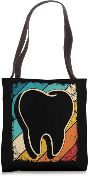 Dentist Orthodontist Tooth Vintage Retro Doctor Dentist Tote Bag