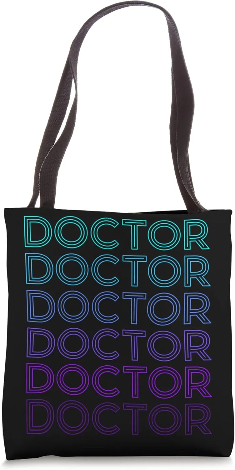 Doctor Retro Tote Bag
