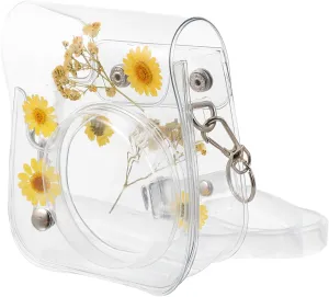 DOITOOL Mini11/9/8 Camera Bag Weatherproof Protective Case Pvc Floral Pattern Easy Access Storage
