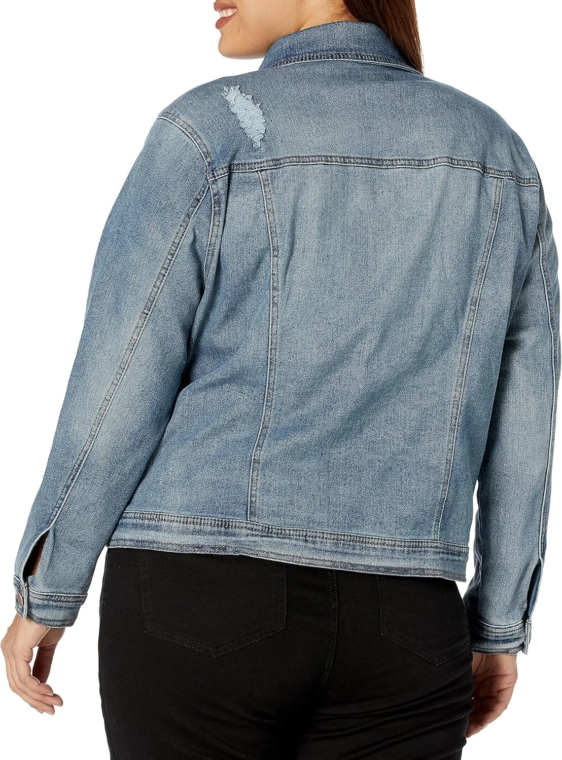 dollhouse womens Genesis Plus Denim Jacket
