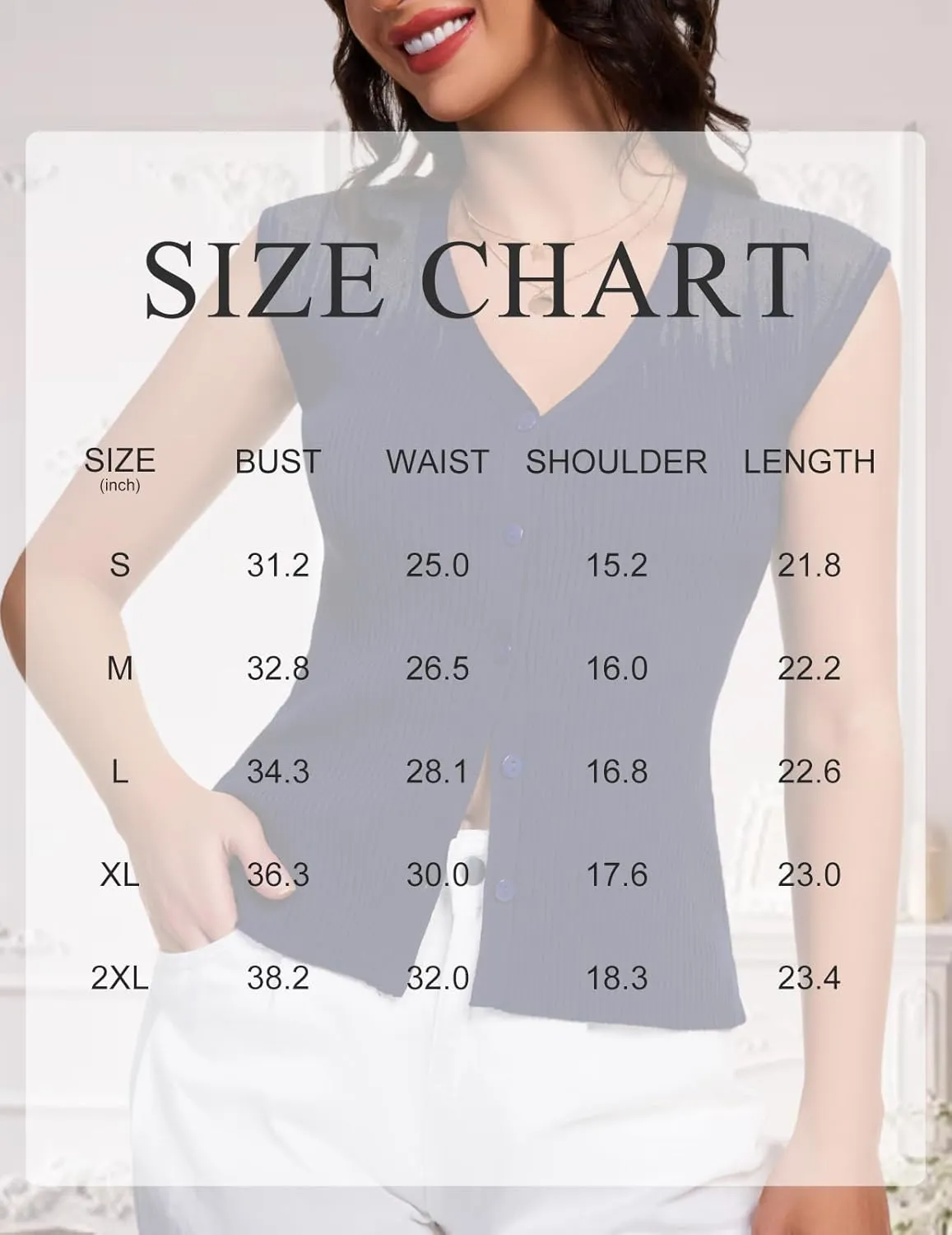 DRESSTELLS Summer Vest Tops for Women 2025 Sweater Vests Button Up Tank Top Y2K Caual Business Knit Shirts