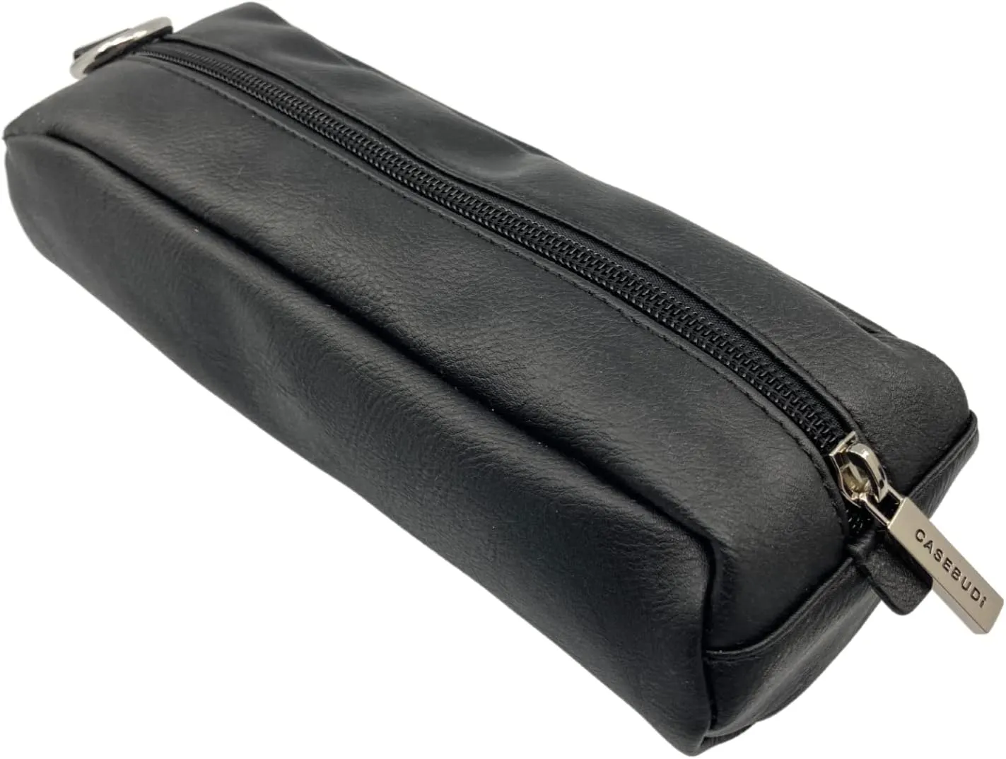 Electronics Organizer Case - Durable Vegan Leather - Reliable Travel Storage - Easy to Pack (Black)