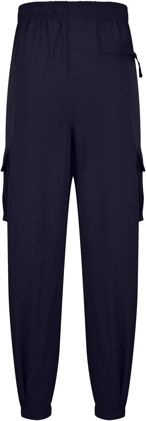 Finelylove Mens Big and Tall Sweatpants Elastic Waist Straight Fit Cargo Sweatpants Casual Stretch Workout Hiking Pants