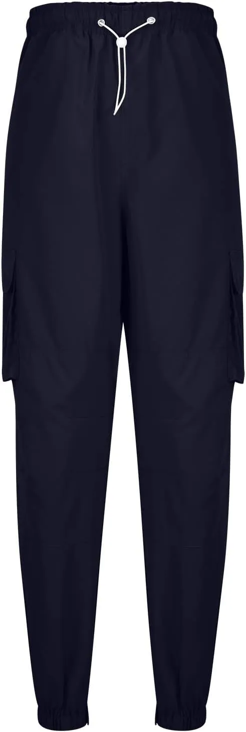 Finelylove Mens Big and Tall Sweatpants Elastic Waist Straight Fit Cargo Sweatpants Casual Stretch Workout Hiking Pants