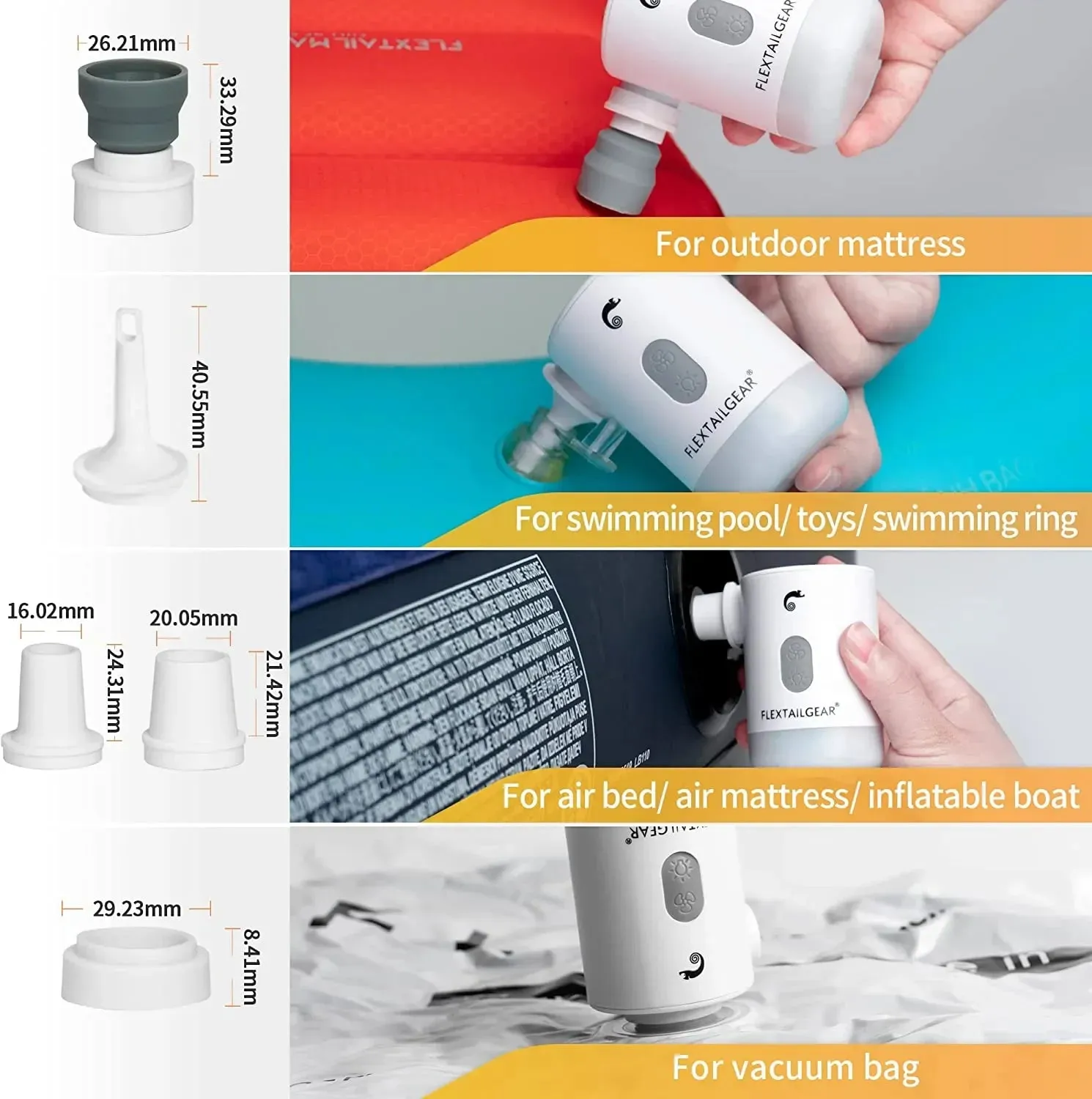 Flextailgear Max Pump 2 Pro Portable Mini Air Pump for Camping Usb Charging