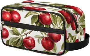Fresh Apples Toiletry Bag for Women Hanging Travel Toiletry Bag Large Makeup Bag Travel Cosmetic Bag Dopp Kit for Men Shaving Bag for Travel Accessories