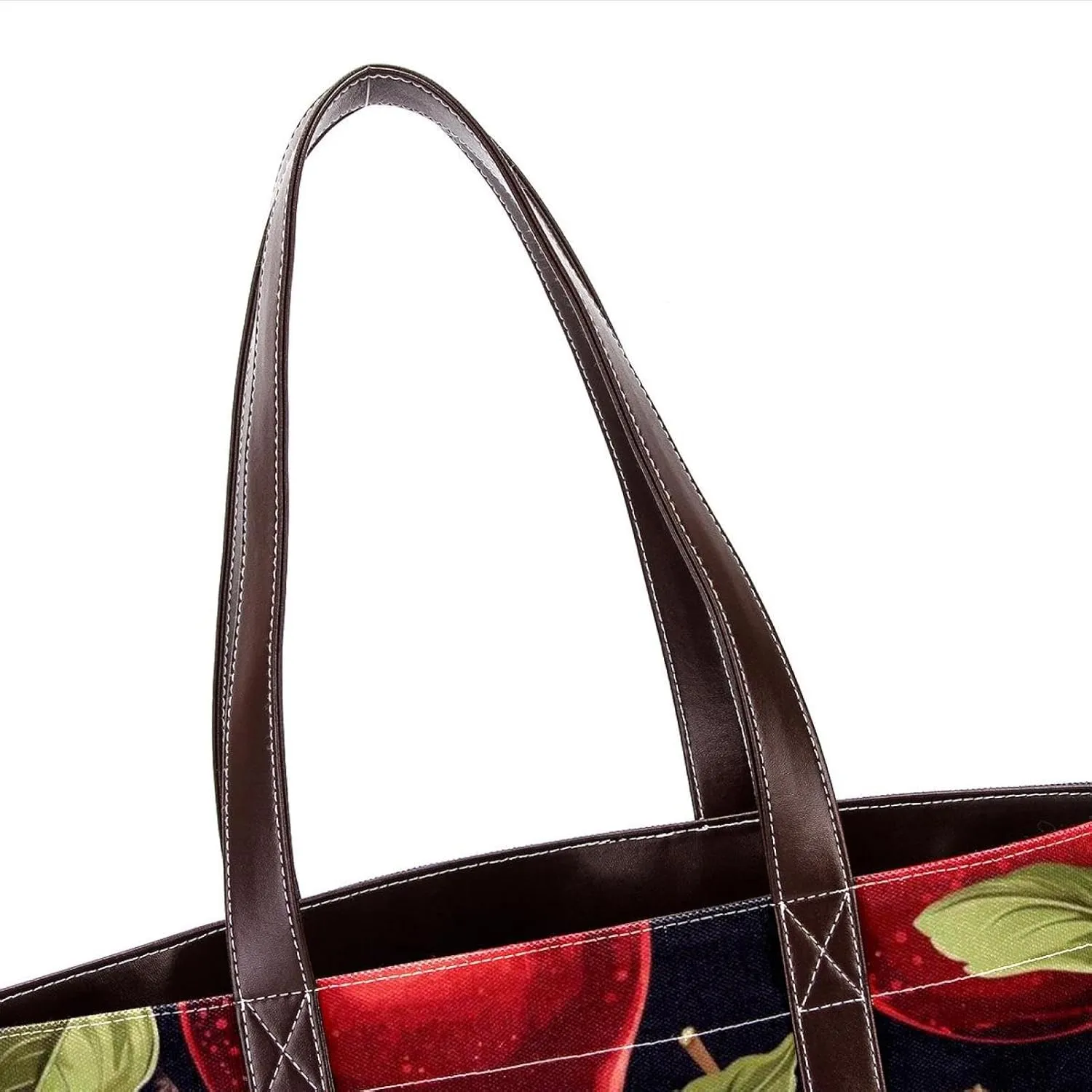 Fresh Fruits-463 Tote Bags Durable Leather Canvas Purses and Handbags for Women Top Handle Shoulder Satchel Hobo Bags