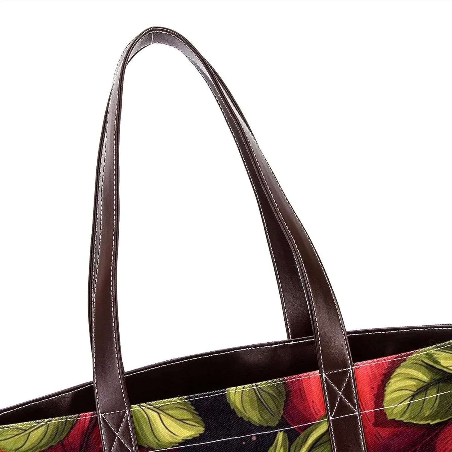 Fresh Fruits-463 Tote Bags Durable Leather Canvas Purses and Handbags for Women Top Handle Shoulder Satchel Hobo Bags