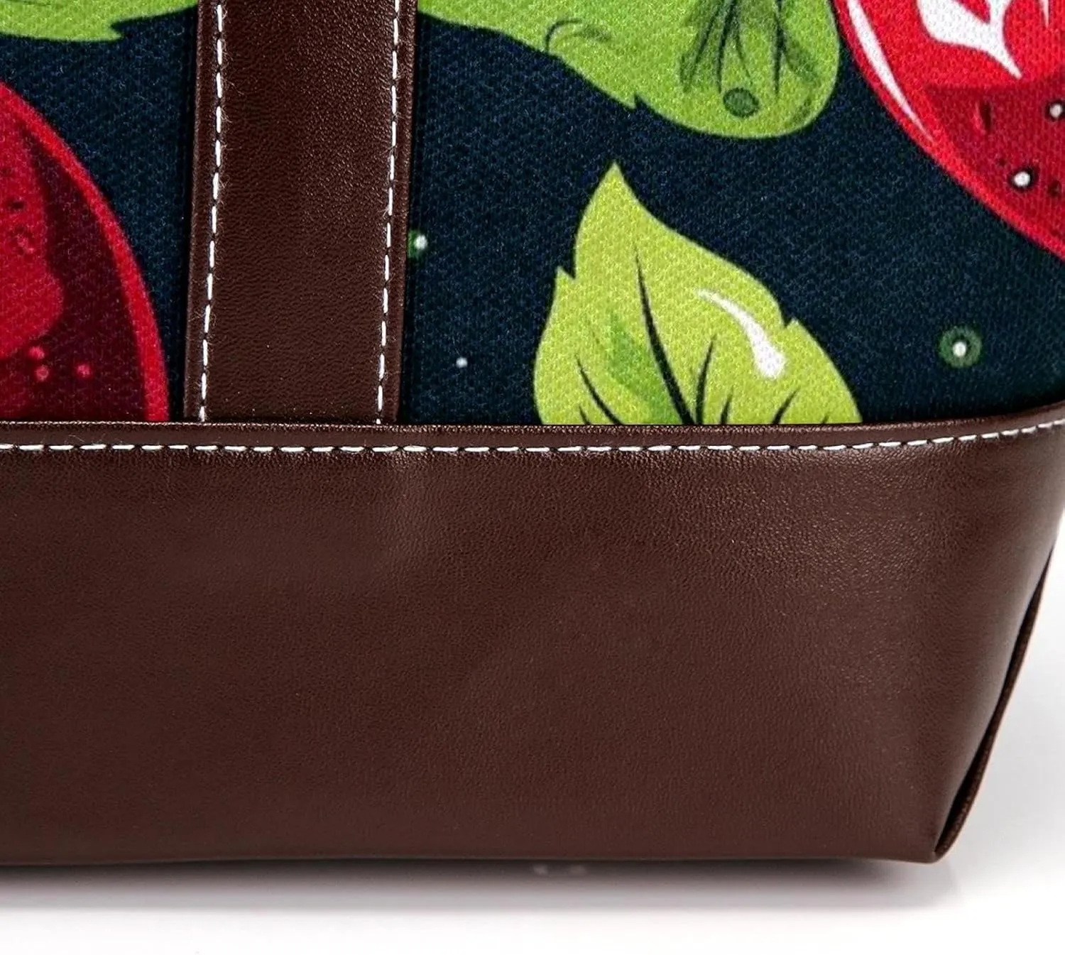 Fresh Fruits-463 Tote Bags Durable Leather Canvas Purses and Handbags for Women Top Handle Shoulder Satchel Hobo Bags