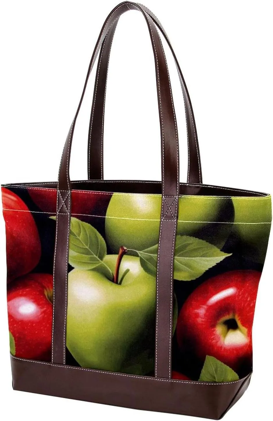 Fresh Fruits-507 Shoulder Purses for Women Large Soft Washed Leather Purses and Durable Handbags