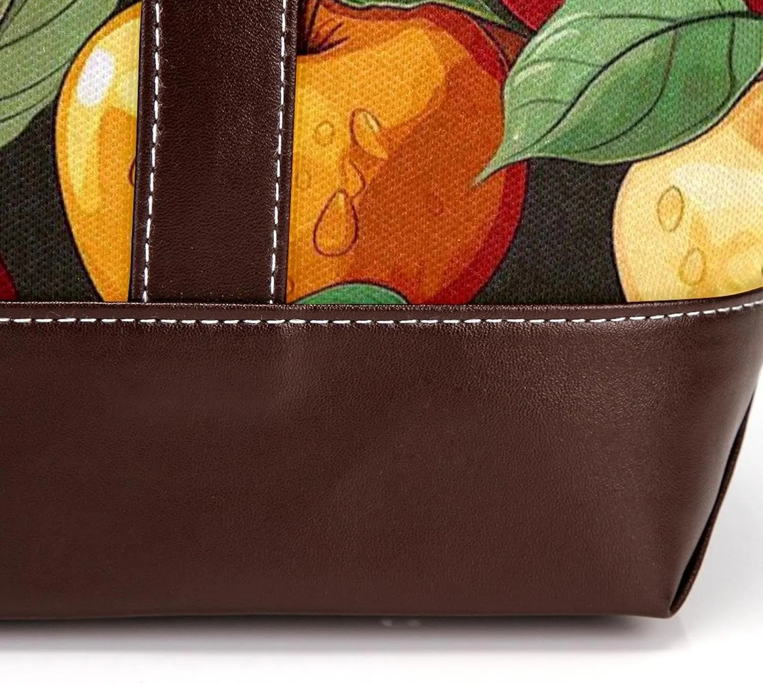 Fresh Fruits-507 Shoulder Purses for Women Large Soft Washed Leather Purses and Durable Handbags