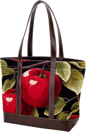 Fresh Fruits-507 Shoulder Purses for Women Large Soft Washed Leather Purses and Durable Handbags