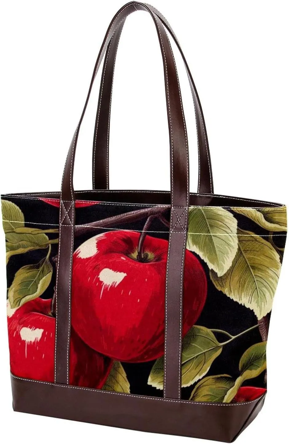 Fresh Fruits-507 Shoulder Purses for Women Large Soft Washed Leather Purses and Durable Handbags