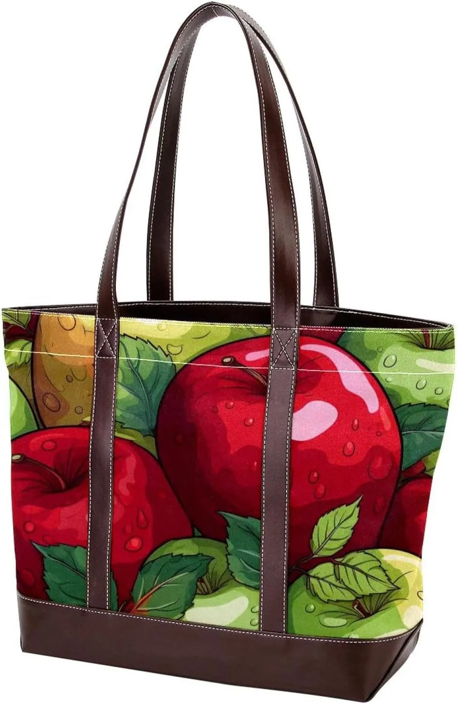 Fresh Fruits-507 Shoulder Purses for Women Large Soft Washed Leather Purses and Durable Handbags