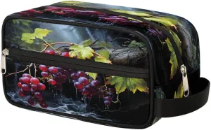 fresh Grape Toiletry Bag for Women Hanging Travel Toiletry Bag Large Makeup Bag Travel Cosmetic Bag Dopp Kit for Men Shaving Bag for Travel Accessories